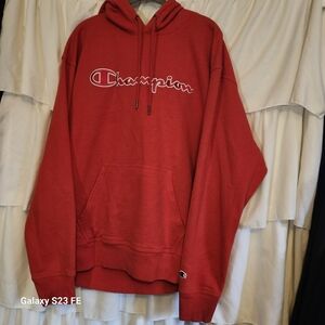 Champion Men's Red Hoodie